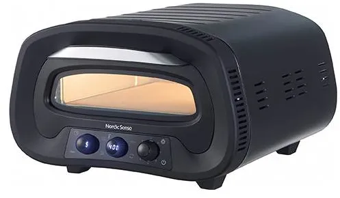 Nordic Sense Elektrisk Pizzaugn 1700 W - Svart