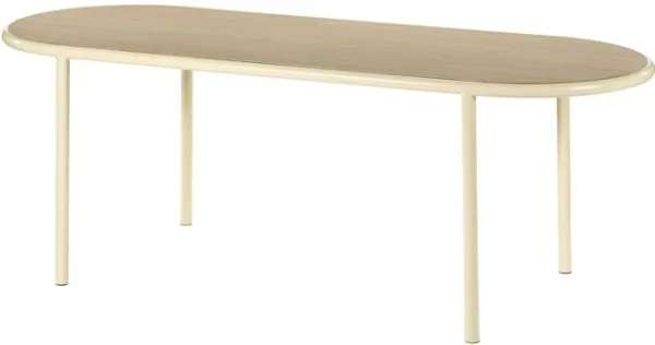 Valerie Objects Wooden Matbord Oval Ivory/Ek