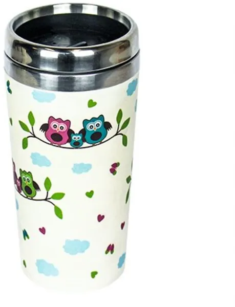 Bambu Termomugg Ugglor (500 ml)