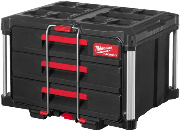Milwaukee Packout Lådbox med 3 lådor